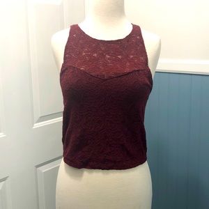 Lace crop top